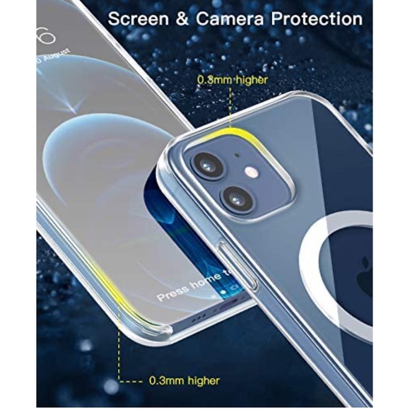 Apple iPhone 12 | 12 Pro Clear Case with MagSafe - Picture 3 of 10